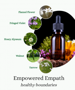 Empowered Empath boundaries and protection flower essence blend